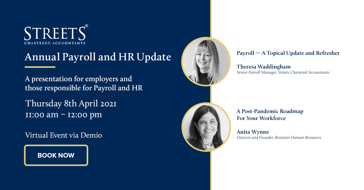 Image to represent Annual Payroll & HR Update 2021