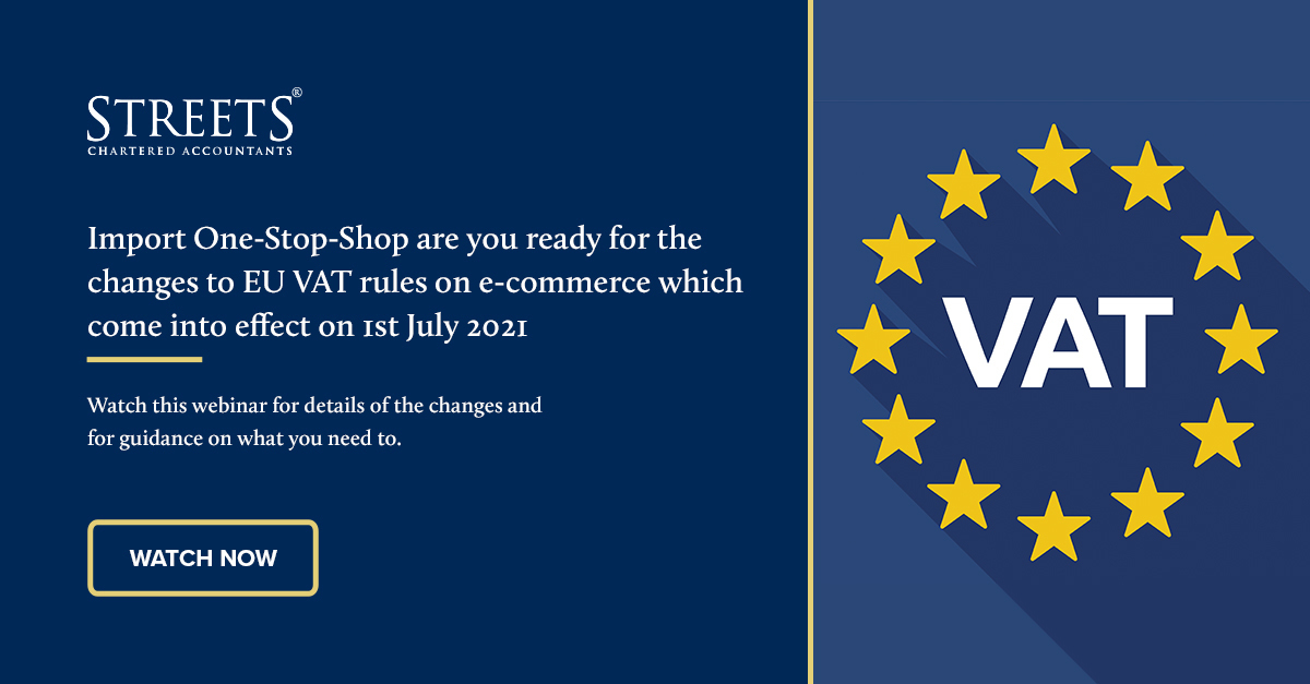 Image to represent Import One-Stop-Shop (IOSS) - are you ready for the changes that come into effect on 1st July 2021?