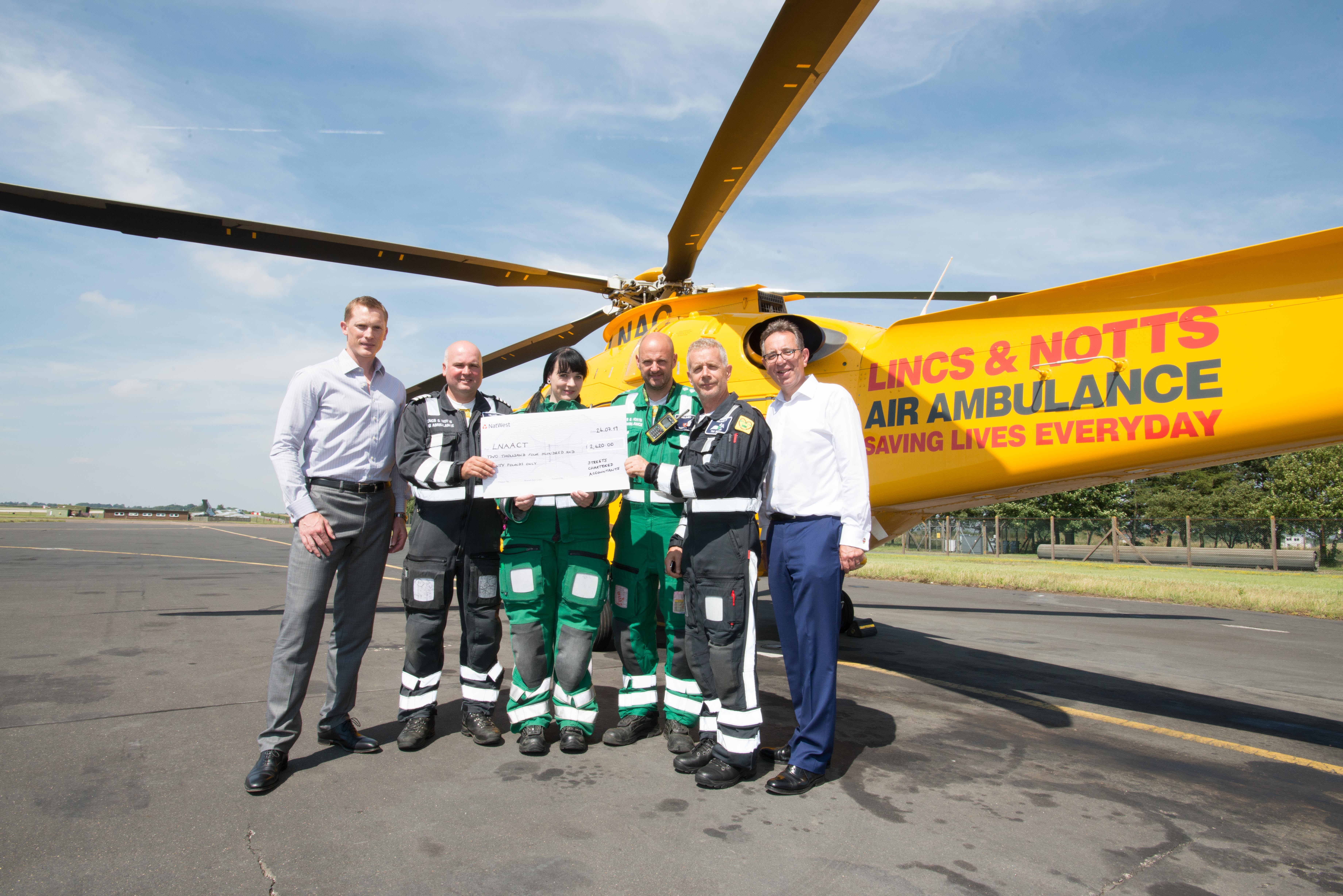 Image to represent Golf Day Secures Hole in One for Air Ambulance