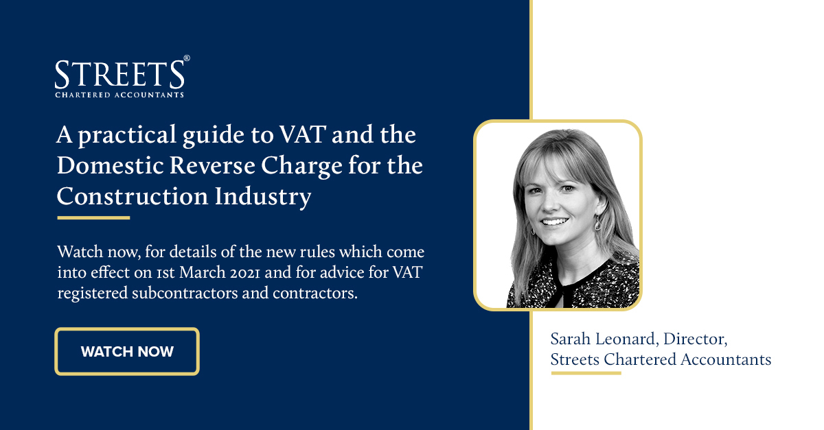 Image to represent A practical guide to VAT and the Domestic Reverse Charge for the Construction Industry