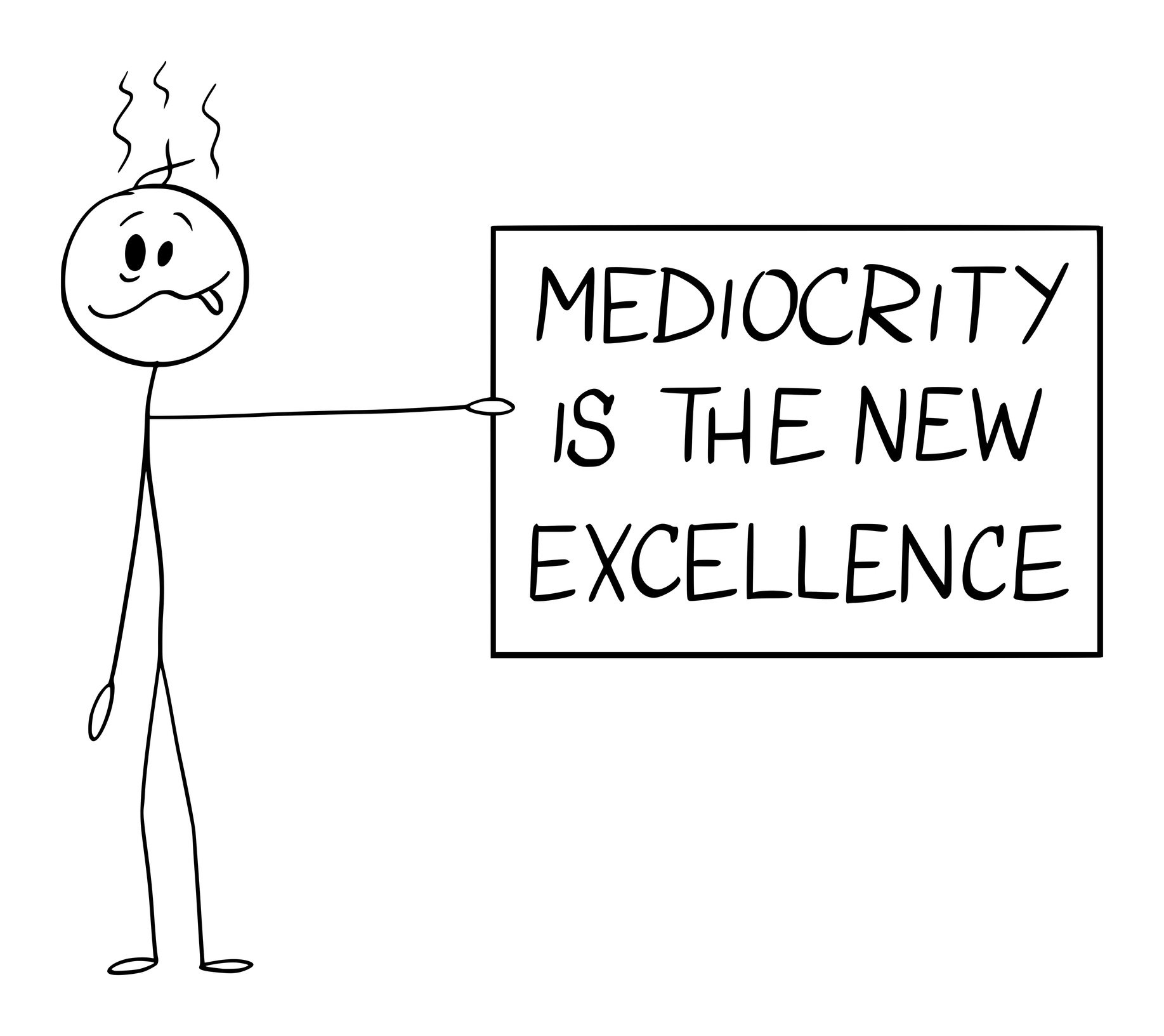 Image to represent Are we facing a meteoric rise in mediocrity?