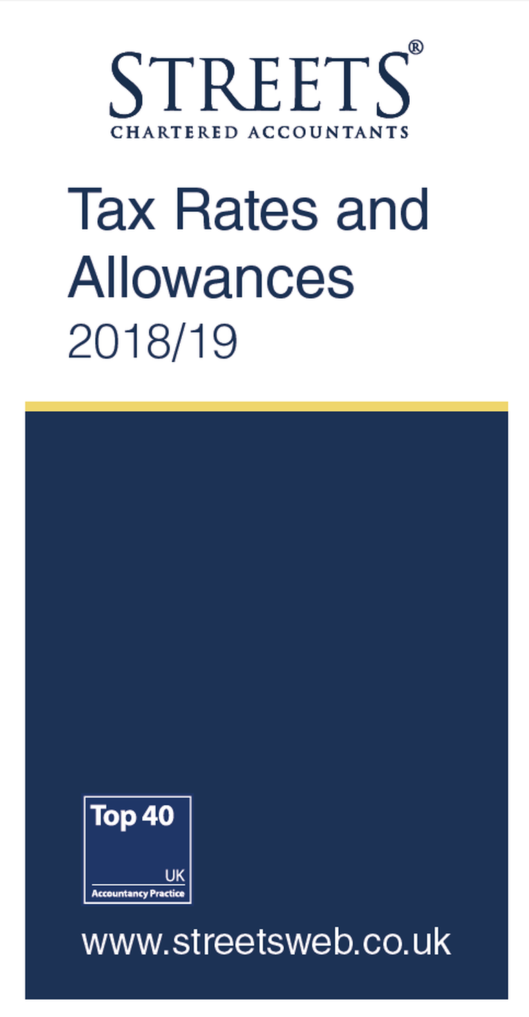 Tax Rates & Allowances 2018/19